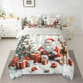thumbnail image 2 of Castle Fairy Santa Claus Deer 7pcs Bedding Comforter Set for Teenagers,Xmas Gifts Queen Bedding Sets Super Cozy,Festival Xmas Queen Sheet Sets,Ultra Soft Home Decor, 2 of 8