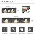 thumbnail image 3 of Yayeee Faucet Mat for Kitchen Sink 30" Diatomite Long Splash Guard Pad, Happy Ghost, 2 Pack, 3 of 7