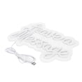 thumbnail image 1 of Letrero De Neón LED, Uso Versátil, Bajo Consumo De Energía, Letrero Luminoso Alimentado Por USB, Deja Un Mensaje Para Decoración De Bares Y Hogares, 1 of 7