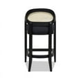 thumbnail image 4 of Americana 26" Cane Back Counter-Height Bar Stool Natural Black Polyester, 4 of 8