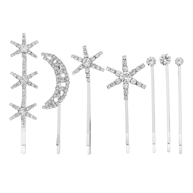 Miangastore Barrettes Ensemble Rectangulaire en Alliage 1 Ensemble 3x0.8in