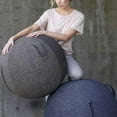 thumbnail image 1 of Yoga Ball Cover Ball Pilates Ball Exercise Ball Cover Sitting Ball Chair Cover Storage Bag Blue, 1 of 9