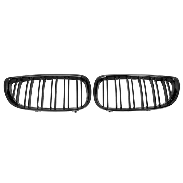 Par Delantera Riñón Parrilla Lustre Negro para Coche 2 Puerta Doble Línea