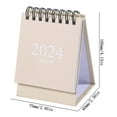 Black and Friday Deals DPTALR 2025 Calendar Color Desktop Ornament Calendar Planner Remind You