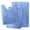 Calm Blue, variant on 3-Piece Memory Foam Bath Mat Set - Ultra Soft, Non-Slip & Absorbent Bathroom Rugs - Machine Washable, 3 Convenient Sizes(Gray)