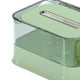 thumbnail image 4 of Caja de pañuelos para mesa, caja de pañuelos de pared, porta servilletas para coche, porta servilletas transparente Verde, 4 of 5