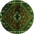 thumbnail image 1 of Ahgly Company Indoor Round Persian Green Traditional Area Rugs, 6' Round, 1 of 1
