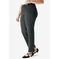 thumbnail image 3 of Roaman's Women's Plus Size Straight Leg Ultimate Ponte Pant, 3 of 4