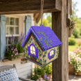 thumbnail image 5 of 3D Wooden House Diamond Painting Kit, Christmas 3D Wooden House Diamond Painting Kit DIY Christmas Village Wooden House Diamond Art Kit for Holiday Decor and Creative Home Display (lavendar), 5 of 10