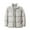 White, variant on Lenago Quilted Jackets For Men With High Collar No Hoods Winter Parka Jackets Fleece Lining Thermal Winter Fashion Outerwear Comfortable Cozy Outerwear Thicken Puffer Jackets