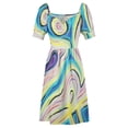 thumbnail image 4 of It Come In Waves Sleeveless Dress evening dress Women dresses summer, 4 of 6