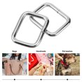 thumbnail image 5 of CIMAXIC 20pcs Metal Dee Ring D Webbing Belt Ribbon Buckle Strap Adjuster (Silver),0.98"X0.75"X0.16", 5 of 5
