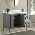 thumbnail image 3 of Vanity Art 42" Single Sink Bathroom Vanity Cabinet with Ceramic Countertop, 3 of 9