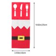 thumbnail image 2 of 8Pcs Christmas Themed Cutter Fork Storage Bags Lovely Tableware Pouches, 2 of 7