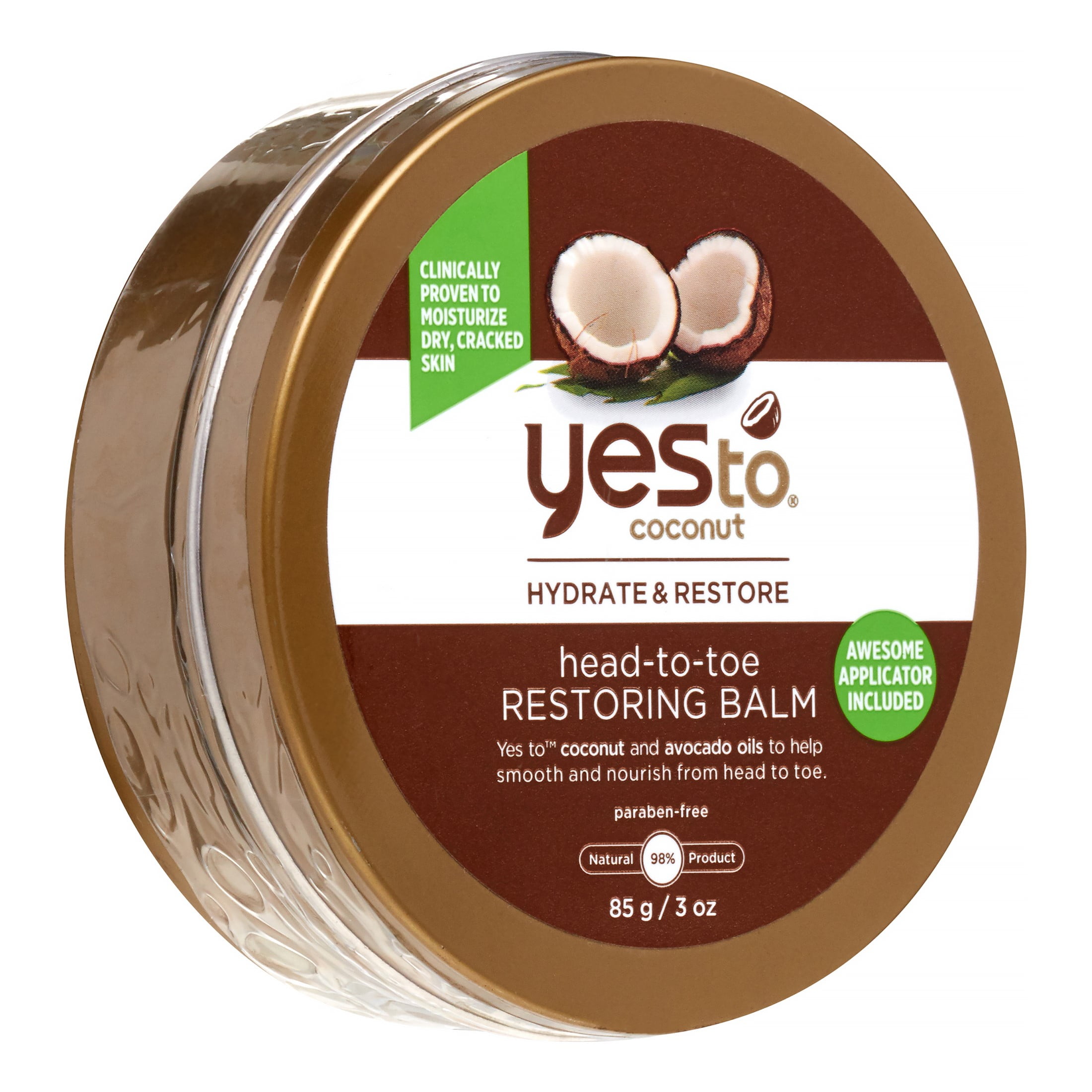 Yes To Yes To Coconut Head to Toe Restoring Body Balm, 3 Oz