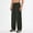 Green, variant on Mens Pants Stretch Lightweight Straight Leg Trousers with Pockets Slim Fit Fitness Training Fashion Pants Summer Cool Clothing Navy Size M