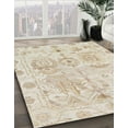 thumbnail image 2 of Ahgly Company Indoor Square Abstract Tan Brown Gold Abstract Area Rugs, 7' Square, 2 of 6