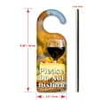 thumbnail image 3 of Do Not Disturb Door Knob Hanger Sign - Red Wine & Cheese, 3 of 3