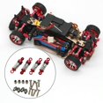 thumbnail image 3 of Amortiguador de choque Hugo 4 piezas trasero para 1:28 modelo rojo, 3 of 7