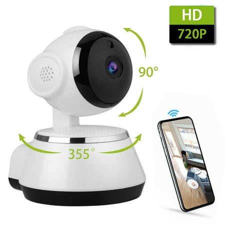 TSV 720P HD Wireless Wifi IP Camera Webcam Baby Pet Monitor CAM PTZ Surveillance Camera Remote Home Security, Phone App