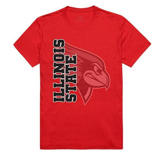 W Republic Apparel 515-124-R58-02 Illinois State University Ghost Tee, Red - Medium