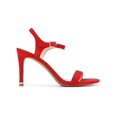 thumbnail image 2 of Kenneth Cole New York Womens Brandy 85 Suede Heel Sandals  Red 10 Medium (B,M), 2 of 3