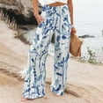 thumbnail image 1 of TINZ Pantalons Larges Imprimés pour Femmes Grande Taille Pantalons Décontractés pour Femmes Pantalons de Randonnée Combinaisons pour Femmes Pantalons Longs Décontractés Pantalons Harem Amples Pantalons de Survêtement pour Femmes Taille Haute Décontractés, 1 of 3