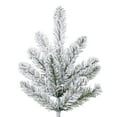 thumbnail image 2 of Vickerman 9' x 64" Flocked Bavarian Pine Artificial Unlit Christmas Tree., 2 of 5