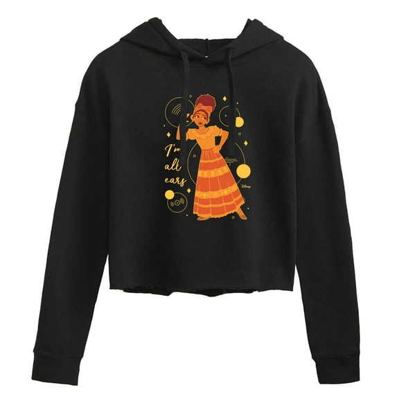 Encanto - All Ears Dolores - Juniors Cropped Pullover Hoodie