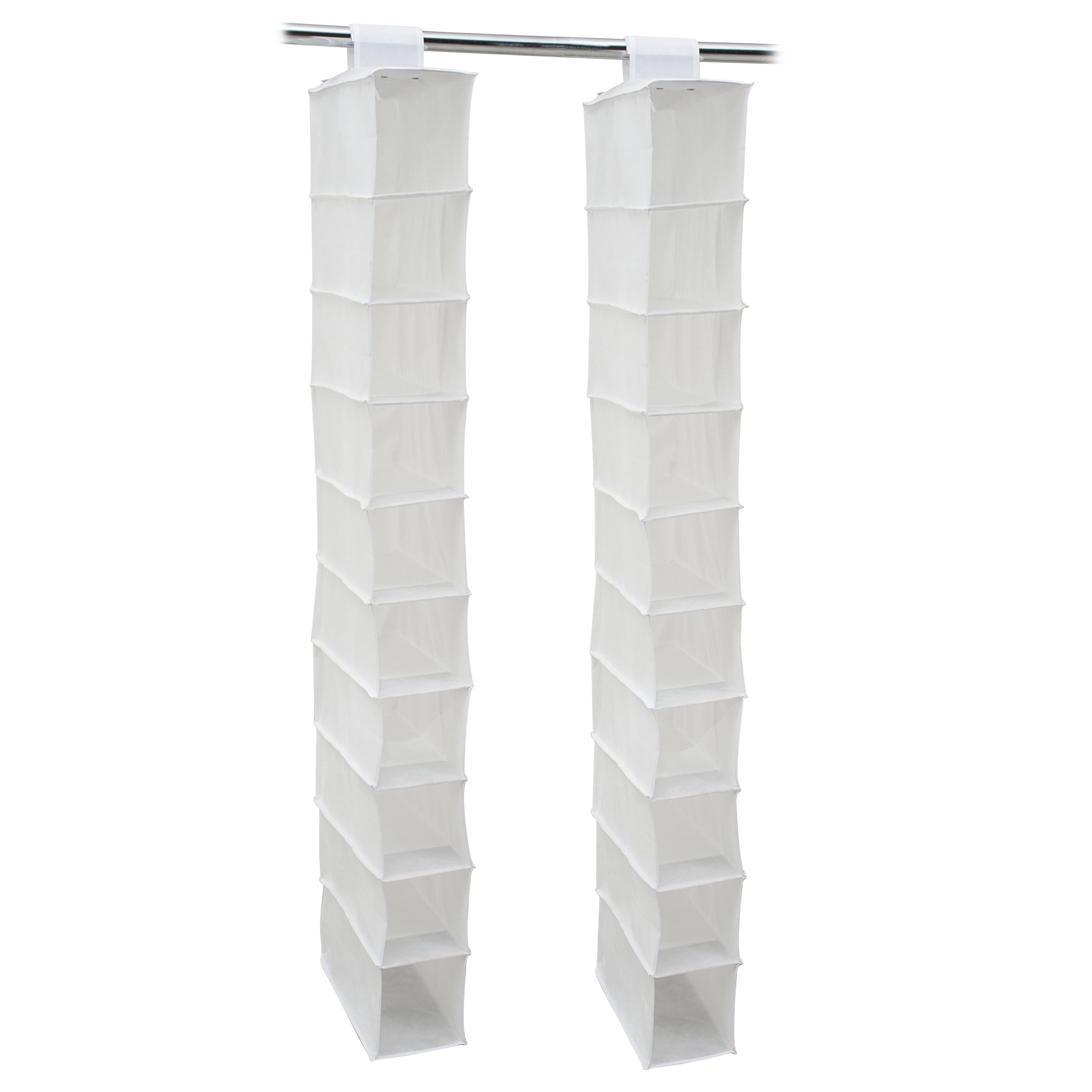 Mainstays 10 Shelf White Organizer