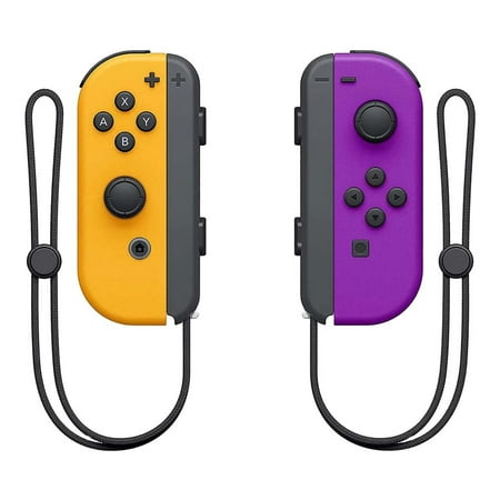 ManYmbyan Wireless Game Controller for Nintendo Switch, Joy-Con Pair - Purple/Orange
