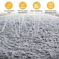 thumbnail image 4 of Tripumer Fluffy Round Rug 4 feet Circle Shag Area Rug Circular Rugs Fuzzy Rug Shaggy Bedroom Carpet for Room Bedroom Living Room Gray, 4 of 7