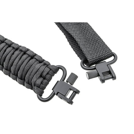 Best Rifle Sling 550 Paracord - 2 Point - Survival Hunting Shooting - Extra Strong Multi (Best Ar 15 Sling For Hunting)