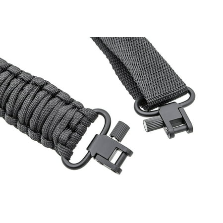 Best Rifle Sling 550 Paracord - 2 Point - Survival Hunting Shooting - Extra Strong Multi (Best Brand Of Hunting Rifle)
