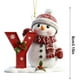 thumbnail image 3 of Adornos navideños, adornos navideños, regalos navideños, 26 letras, decoración para árbol de Navidad, colgante, adornos para árbol de Navidad, adornos navideños DIY, decoración navideña, decoración co, 3 of 9