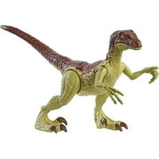 Jurassic World Toys Fierce Force Velociraptor Camp Cretaceous Dinosaur Action Figure Movable Joints, Realistic Sculpting & Single Strike Feature, Kids Gift Ages 3 Years & Older