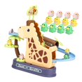 thumbnail image 2 of Divertido juego de animales pequeños subiendo escaleras, adorables animales persiguiendo pista de carreras 12 Uds animales, 2 of 9
