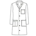 thumbnail image 3 of Panda Uniform white scrub coats and lab coats unisex | Multi-Colored lab coats and doctor coat, 3 of 5