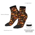 thumbnail image 6 of Fuzoiu Autumn Hedgehog and Fox Cute Print Adult Socks, Crew Moisture-wicking Socks, Unisex Cushion Crew Socks,Casual Sports Ankle Socks, 6 of 7