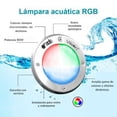 thumbnail image 2 of 1 Lámpara LED Sumergible Para Alberca de nicho o sobreponer ADS SPA 50W 16CM Multicolor RGB, 2 of 5