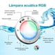 thumbnail image 2 of 1 Lámpara LED Sumergible Para Alberca de nicho o sobreponer ADS SPA 50W 16CM Multicolor RGB, 2 of 5