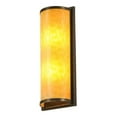 thumbnail image 4 of Meyda 147740 7 in. Cilindro Wall Sconce, Beading Around Edge Craftsman Brown, 4 of 4