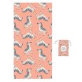 thumbnail image 1 of CSChome Towel Hidden Buckle Design Portable Kids Bath Towel Superfine Fiber Cartoon, 1 of 7
