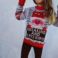 thumbnail image 5 of Suéter navideño para mujer, suéter navideño divertido con estampado de renos, suéteres navideños de invierno para mujer, jerséis de punto, tops 2024, 5 of 5