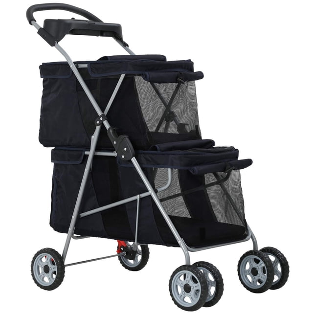 Bolsa de transporte Bestpet Stroller para perros y gatos talla M