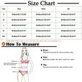 thumbnail image 3 of HAPIMO 2Pc Bikini Swimsuit Bathing Suit Women's High Waist Lace Up Color Backless Belted High Cut Beachwear Halter-Straps Swimwear Tropical Hawaii Hot Spring Beach Dress Pink M, 3 of 4