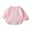 Pink, variant on cfhntfmh Baby Girls Boys Tops Loose Long Sleeve Crewneck Solid Color T-Shirts Fall Lounge Crewneck Oversized Shirts