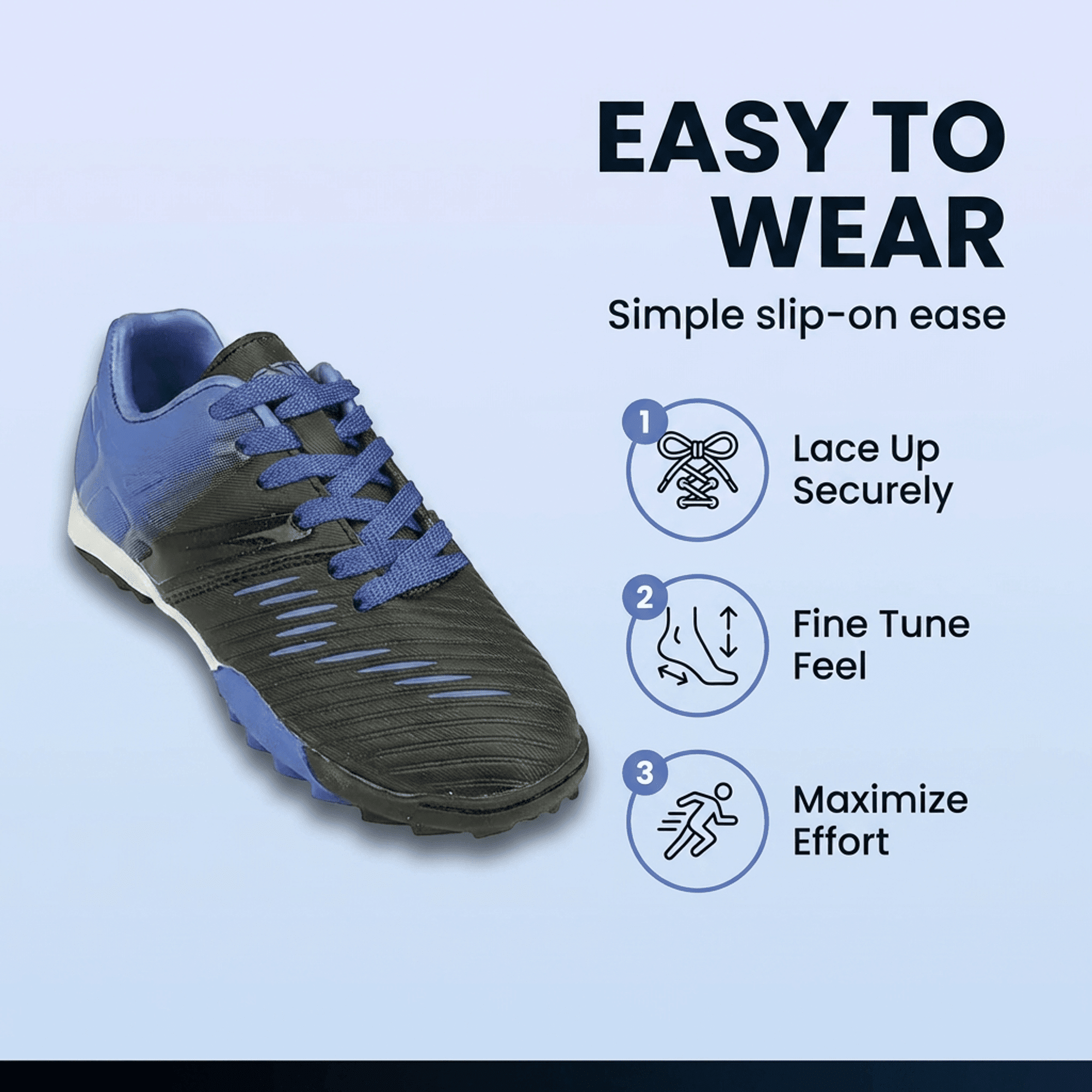 Vizari Liga Turf Soccer Cleats For Boys and Girls | Kids Turf Soccer Shoes With Lightweight Breathable Upper | Soccer Cleats With Durable Molded Rubber Outsole for Optimal Traction
