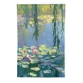 thumbnail image 2 of Heduofu Season Garden Flags Water Lilies By Oil Paintings Flowers Double Sided Holiday Flag for Party Home Outdoor Decor White, 2 of 6