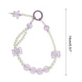 thumbnail image 3 of Unique Bargains 1 Pc Phone Charm Bow Star Cellphone Charm Purple, 3 of 5
